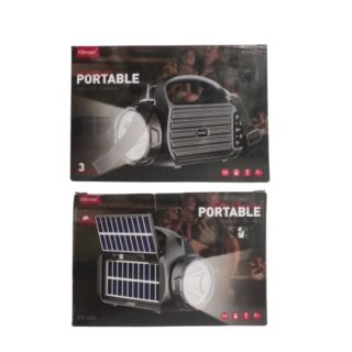 KBroad Portable Solar Wireless Bluetooth Speaker with Flashlight