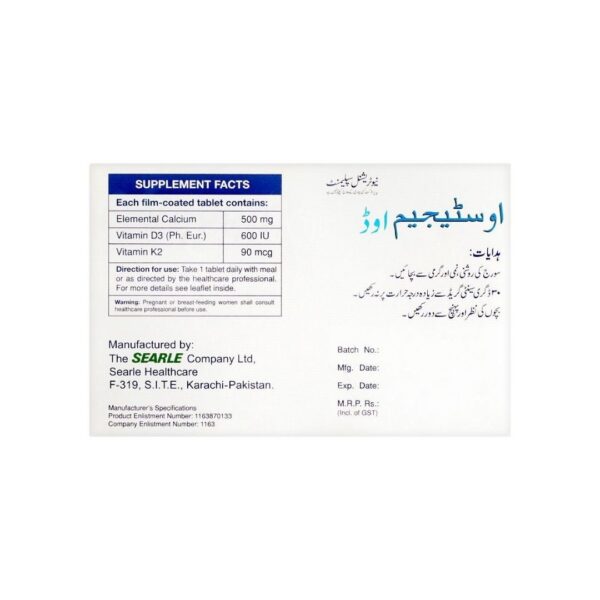 Ostegem OD Tablets 30-Pack Searle box