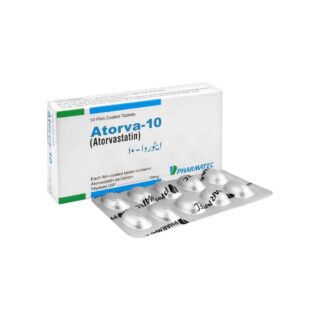 Pharmatec Atorva-10 10mg Tablets – 10 Pack (Atorvastatin)