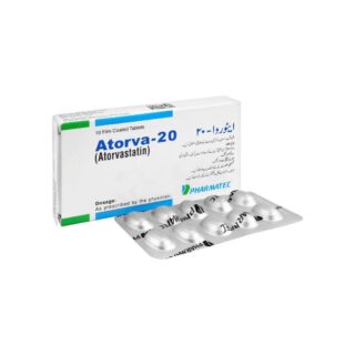 Pharmatec Atorva-20 20mg Tablets – 10 Pack (Atorvastatin)