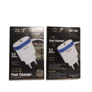 R.T RT-145 Ultra Fast Charger 3.4A Output with USB Port