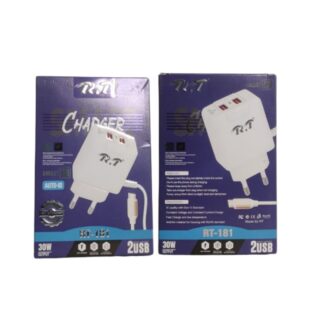 R.T RT-181 30W Dual USB Fast Charger with Auto-ID Smart Charging