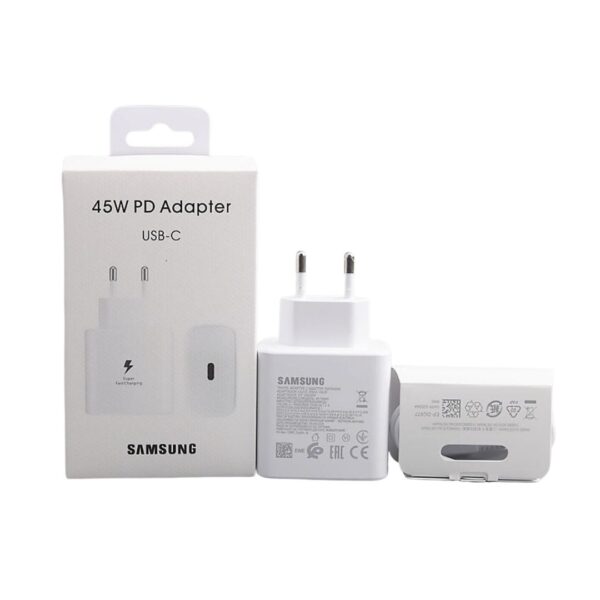 Samsung 45W PD Super Fast Charger USB-C Power Adapter EU Plug