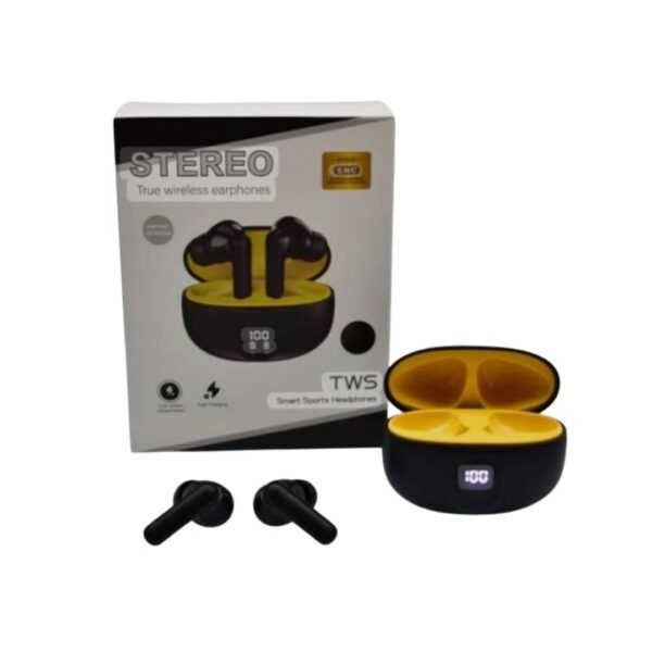 TWS Stereo True Wireless Earbuds with Charging Case and LED Display
