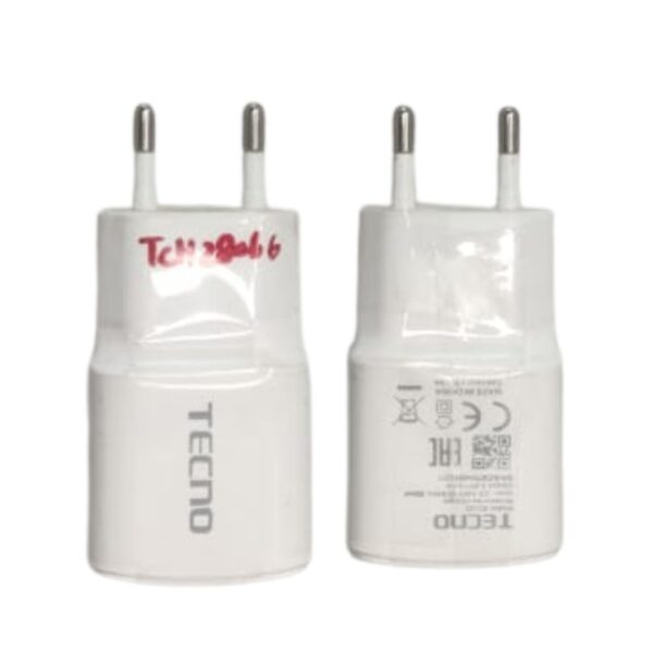 Tecno 33W Fast Charger USB-C Power Adapter with EU Plug
