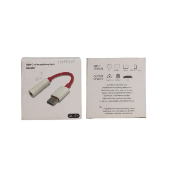 USB-C to 3.5mm Headphone Jack Adapter – High Quality Audio Converter