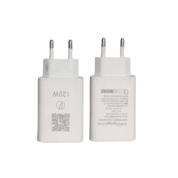 Vivo 120W FlashCharge Super Fast Charger USB-C Adapter EU Plug