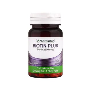 Nutrifactor Biotin Plus 2500 mcg Food Supplement Tablets, 120-Pack Main