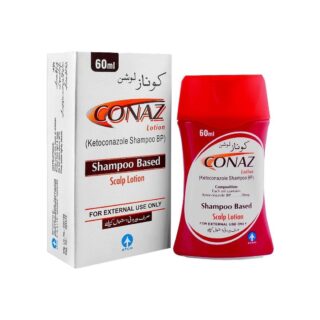 ATCO Conaz Lotion 60ml Shampoo-Based Scalp Lotion (Ketoconazole)