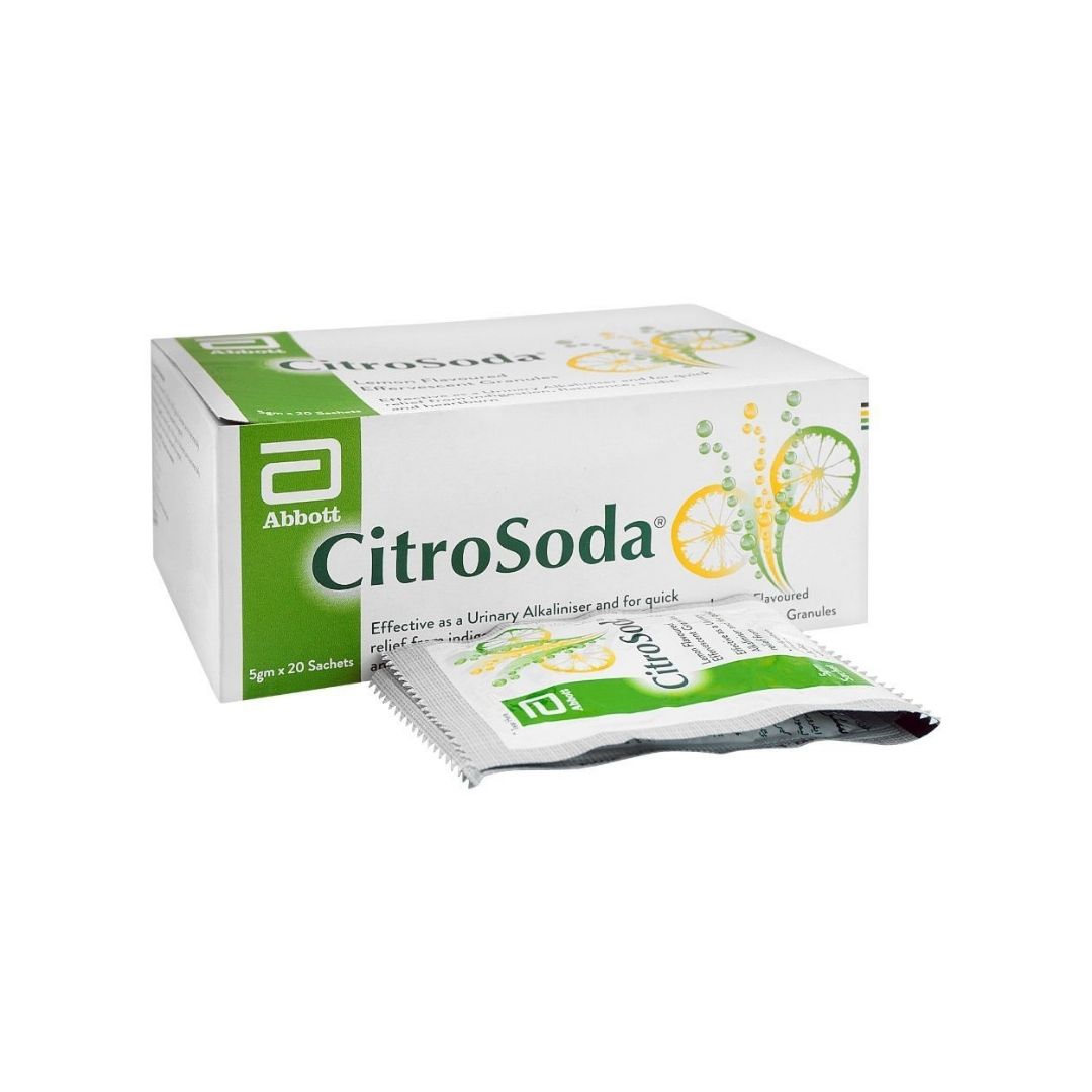 Abbott Citro Soda Sachet, Lemon Flavored