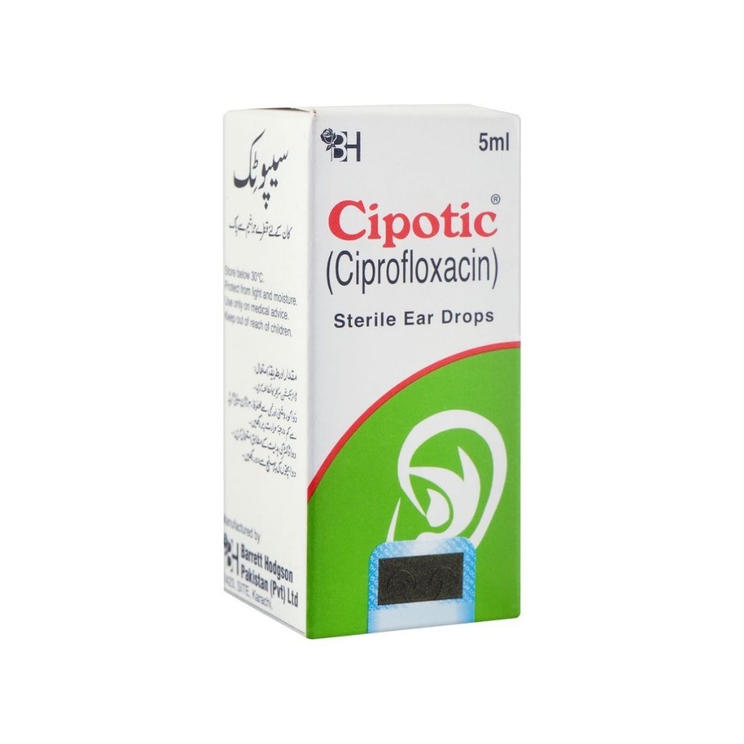 Barrett Hodgson Cipotic Ear Drops 5ml Ciprofloxacin Sterile Drops